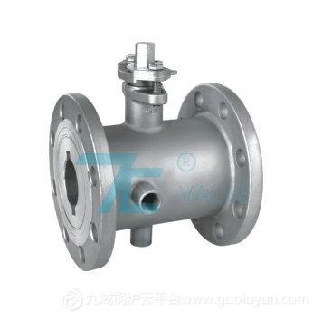 球閥產品系列:日標夾套式法蘭口球塞閥-首龍球閥